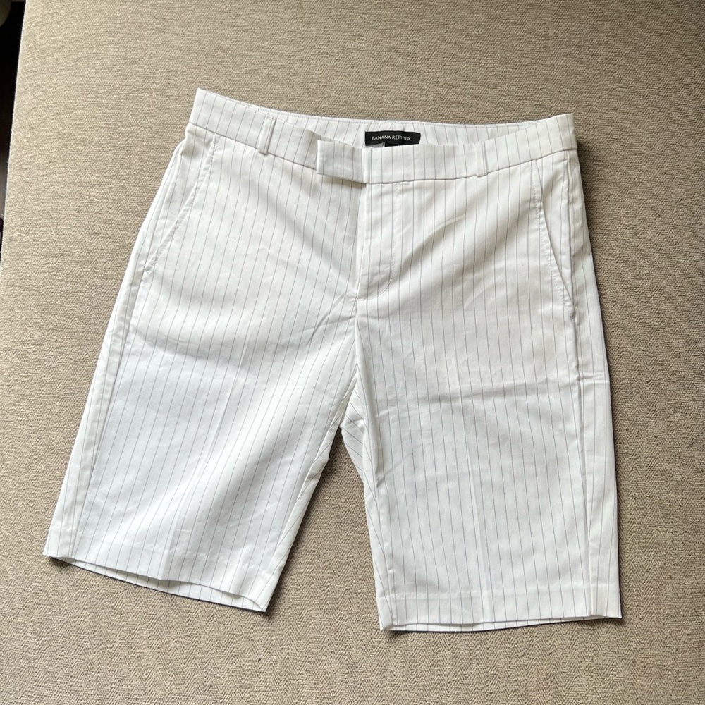 Banana Republic pinstripe Bermuda shorts